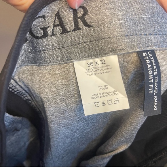 Haggar Men's Dark Blue Chinos - Picture 6 of 7